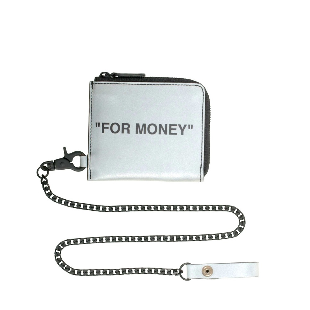 Off White “For Money” Chain Wallet